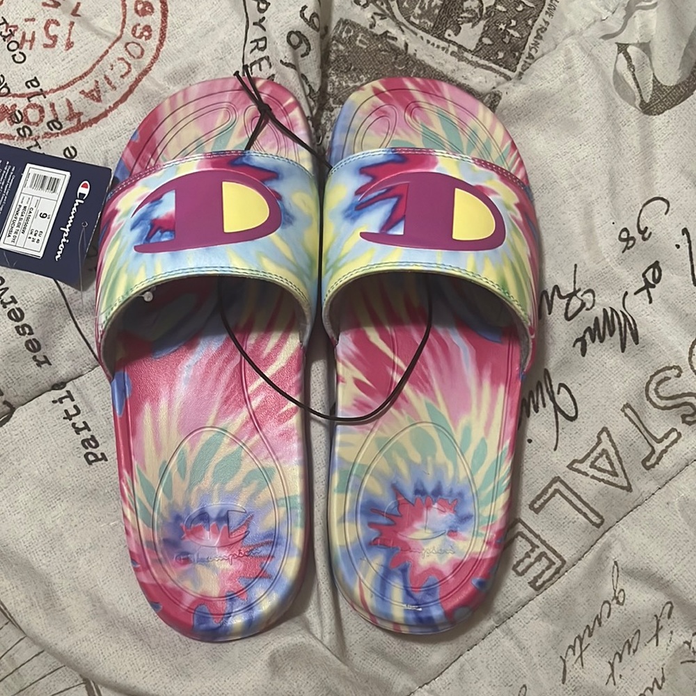Champion Slides Women Size 9 New With Tags
